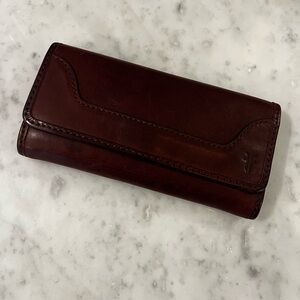 FRYE Melissa Leather Wallet Merlot